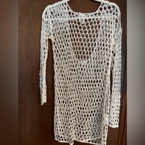 Crochet cover up dress